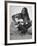 Folk Singer Joan Baez Strumming Her Guitar on the Beach Near Her Home-Ralph Crane-Framed Premium Photographic Print