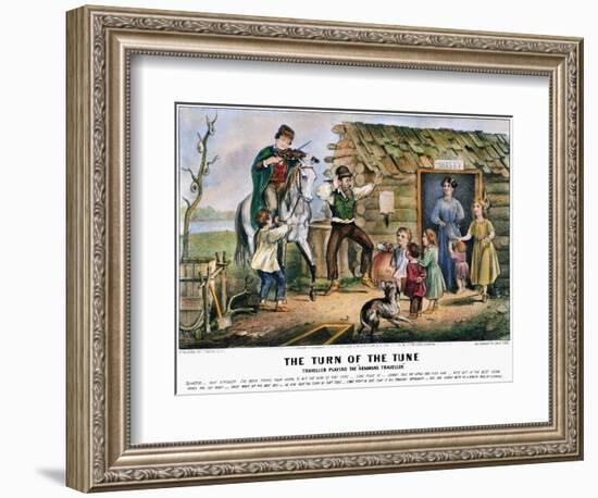 Folk Tradition, 1870-Currier & Ives-Framed Giclee Print