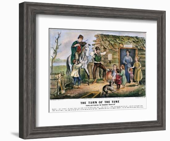 Folk Tradition, 1870-Currier & Ives-Framed Giclee Print