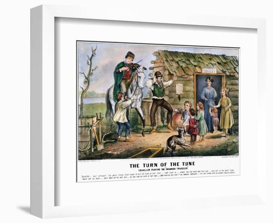 Folk Tradition, 1870-Currier & Ives-Framed Giclee Print