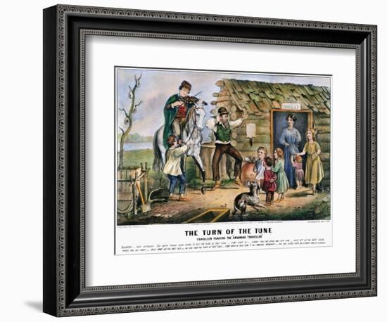 Folk Tradition, 1870-Currier & Ives-Framed Giclee Print