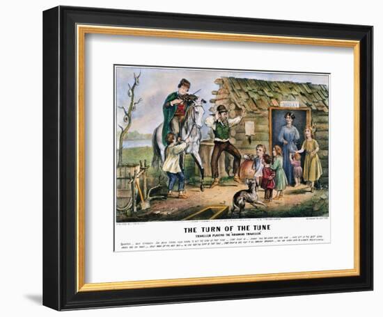 Folk Tradition, 1870-Currier & Ives-Framed Giclee Print