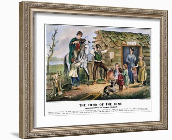 Folk Tradition, 1870-Currier & Ives-Framed Giclee Print