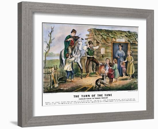 Folk Tradition, 1870-Currier & Ives-Framed Giclee Print