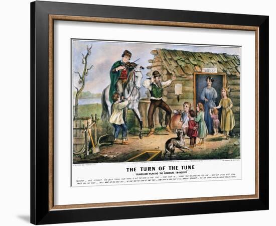 Folk Tradition, 1870-Currier & Ives-Framed Giclee Print