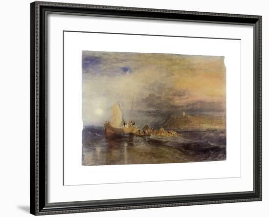 Folkestone From the Sea-J M W Turner-Framed Premium Giclee Print