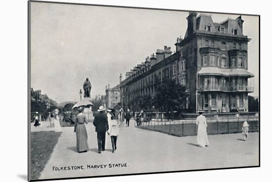 'Folkestone. Harvey Statue', late 19th-early 20th century-Unknown-Mounted Giclee Print