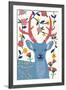 Folklore Deer-Emilie Ramon-Framed Giclee Print