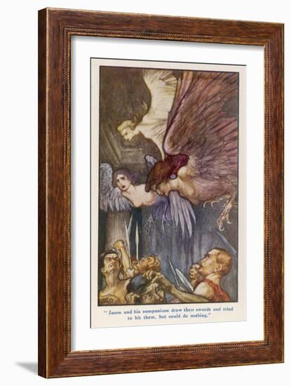 Folklore, Harpies-Arthur Rackham-Framed Art Print