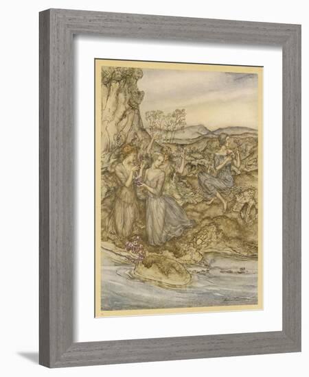 Folklore, Nymphs-Arthur Rackham-Framed Art Print