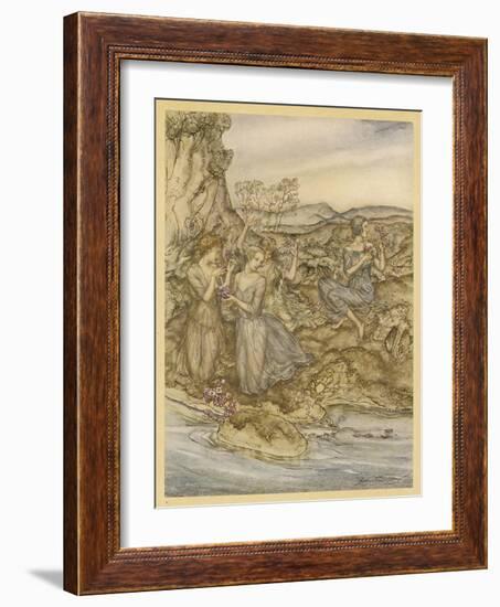 Folklore, Nymphs-Arthur Rackham-Framed Art Print