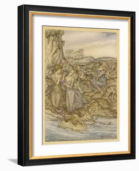 Folklore, Nymphs-Arthur Rackham-Framed Art Print