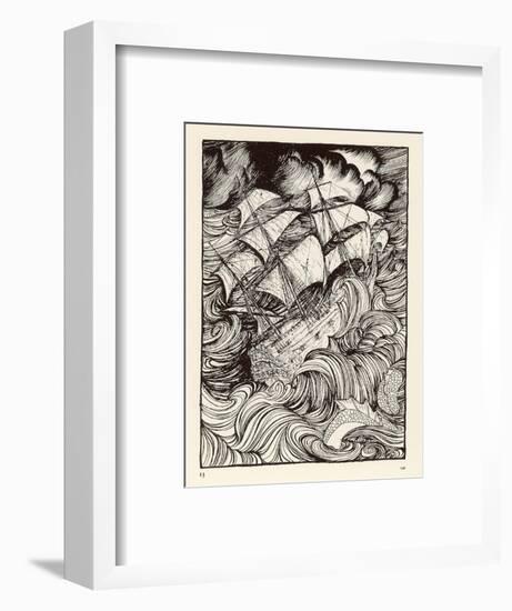 Folklore, Sea Serpent-Arthur Rackham-Framed Photographic Print