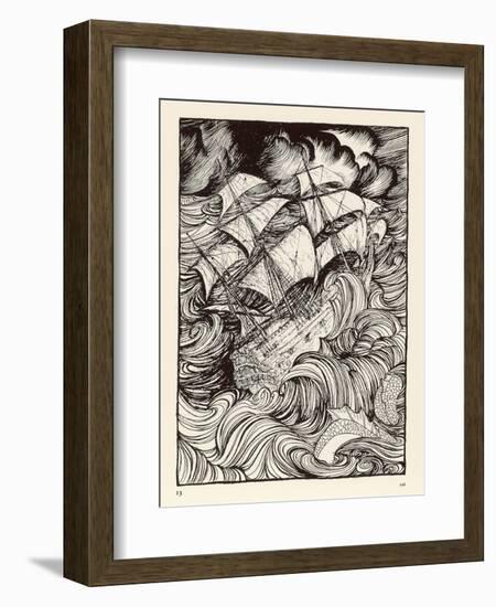 Folklore, Sea Serpent-Arthur Rackham-Framed Photographic Print