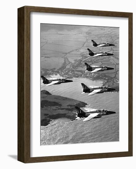 Folland Gnat Was Introduced to the Press at the RAF Valley Station-null-Framed Photographic Print