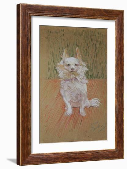 Follette, 1890 (Oil on Cardboard)-Henri de Toulouse-Lautrec-Framed Giclee Print