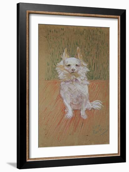 Follette, 1890 (Oil on Cardboard)-Henri de Toulouse-Lautrec-Framed Giclee Print