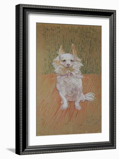 Follette, 1890 (Oil on Cardboard)-Henri de Toulouse-Lautrec-Framed Giclee Print