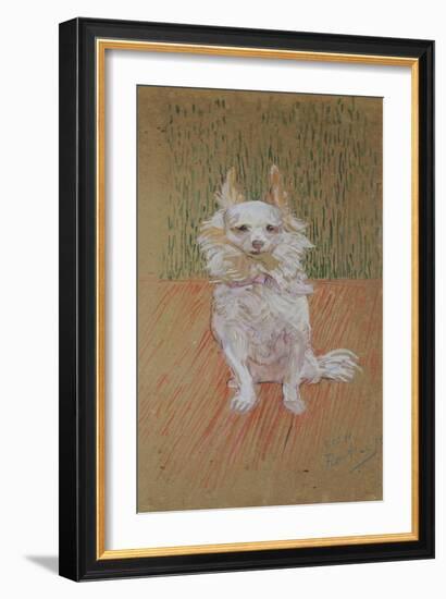 Follette, 1890 (Oil on Cardboard)-Henri de Toulouse-Lautrec-Framed Giclee Print