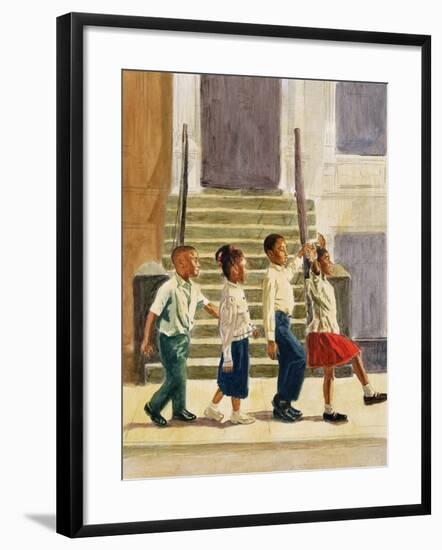 Follow Me, 1995-Colin Bootman-Framed Giclee Print