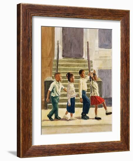 Follow Me, 1995-Colin Bootman-Framed Giclee Print