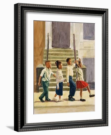 Follow Me, 1995-Colin Bootman-Framed Giclee Print