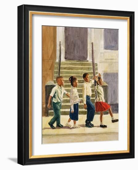 Follow Me, 1995-Colin Bootman-Framed Giclee Print