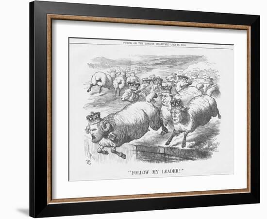 Follow My Leader!, 1884-Joseph Swain-Framed Giclee Print