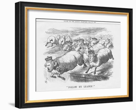 Follow My Leader!, 1884-Joseph Swain-Framed Giclee Print