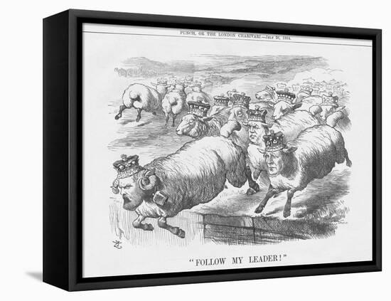 Follow My Leader!, 1884-Joseph Swain-Framed Premier Image Canvas