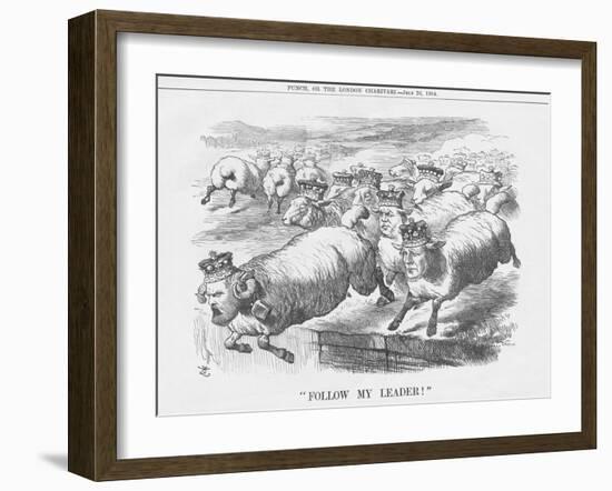 Follow My Leader!, 1884-Joseph Swain-Framed Premium Giclee Print