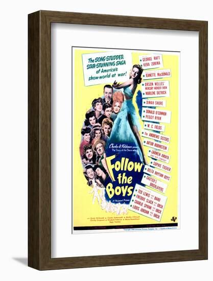 Follow the Boys - Movie Poster Reproduction-null-Framed Photo