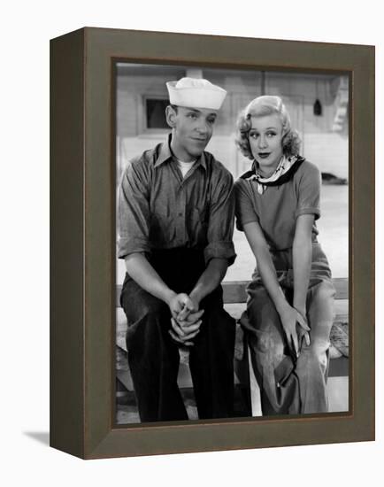 Follow The Fleet, Fred Astaire, Ginger Rogers, 1936-null-Framed Stretched Canvas