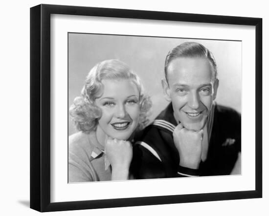 Follow The Fleet, Ginger Rogers, Fred Astaire, 1936-null-Framed Photo