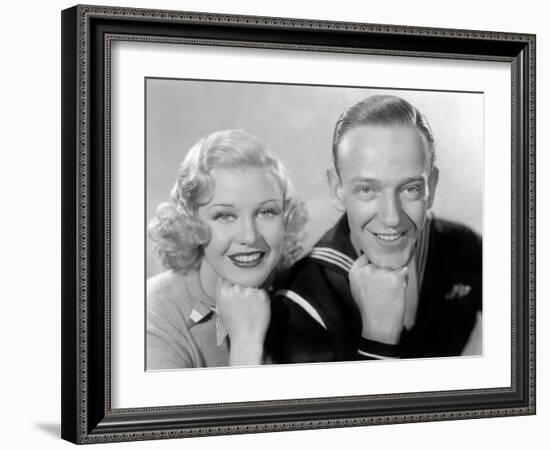 Follow The Fleet, Ginger Rogers, Fred Astaire, 1936-null-Framed Photo