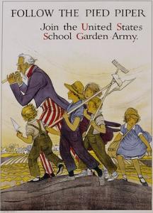 Follow the Pied Piper United States School Garden Poster