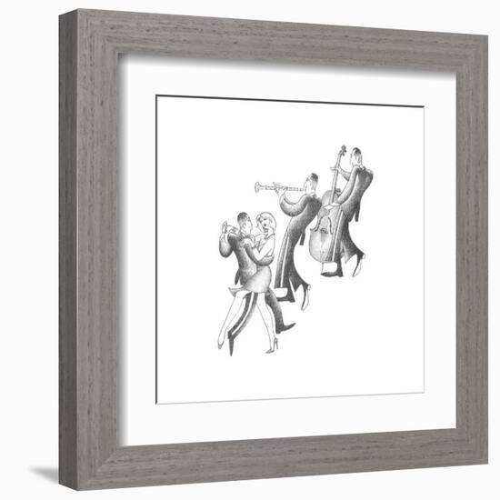 Follow the Rhythms-Roger Vilar-Framed Art Print