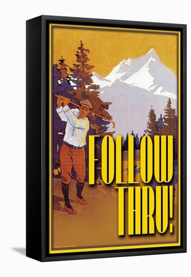 Follow Through-null-Framed Stretched Canvas