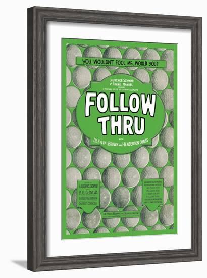 Follow Thru-null-Framed Art Print