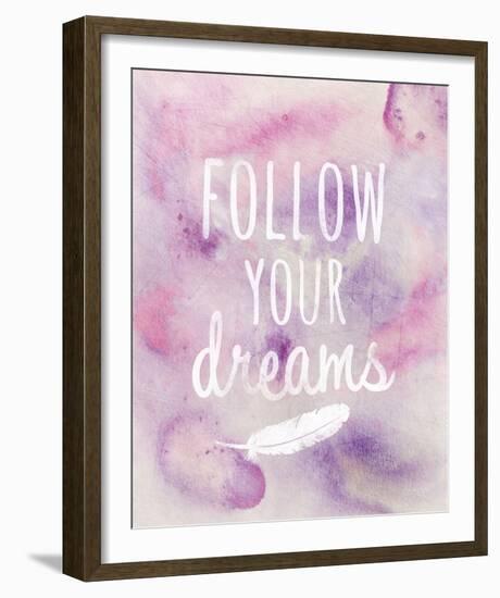 Follow Your Dreams-Lottie Fontaine-Framed Giclee Print