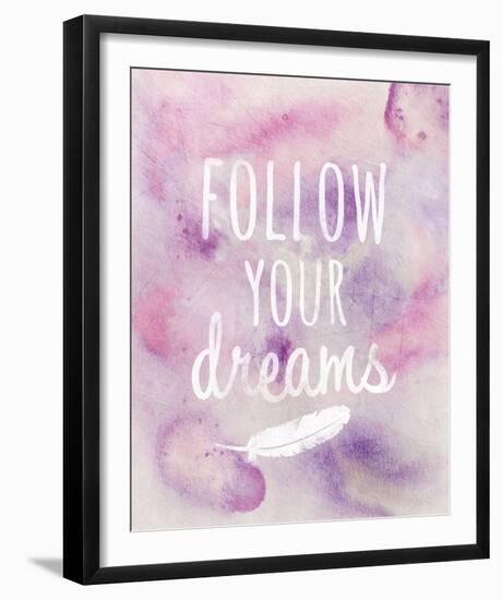 Follow Your Dreams-Lottie Fontaine-Framed Giclee Print