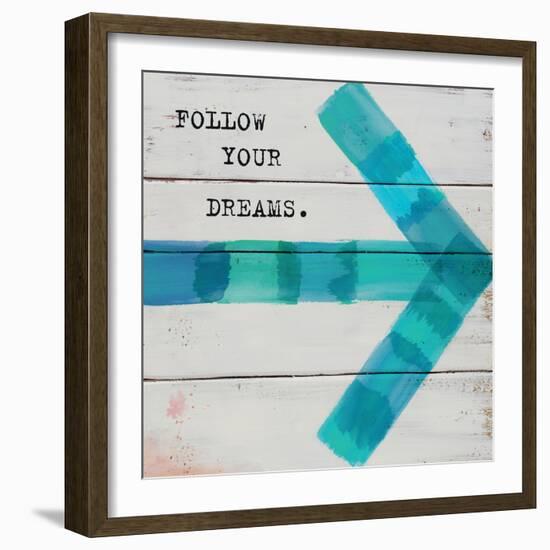 Follow Your Dreams-Mimi Marie-Framed Art Print