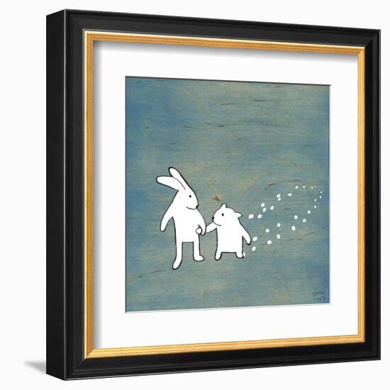 Follow Your Heart - Go Together-Kristiana Pärn-Framed Art Print