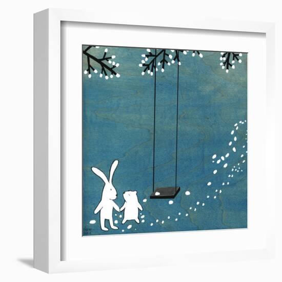 Follow Your Heart- Let's Swing-Kristiana Pärn-Framed Art Print