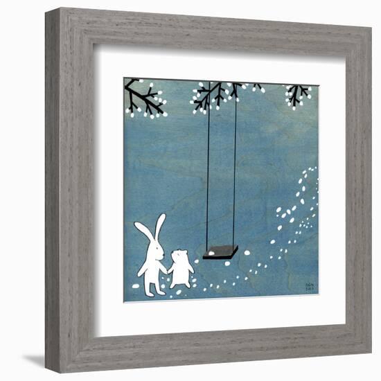 Follow Your Heart - Let's Swing-Kristiana Pärn-Framed Art Print