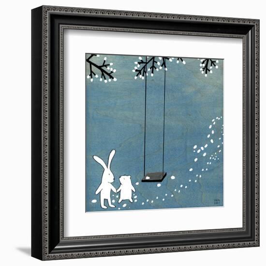 Follow Your Heart - Let's Swing-Kristiana Pärn-Framed Art Print