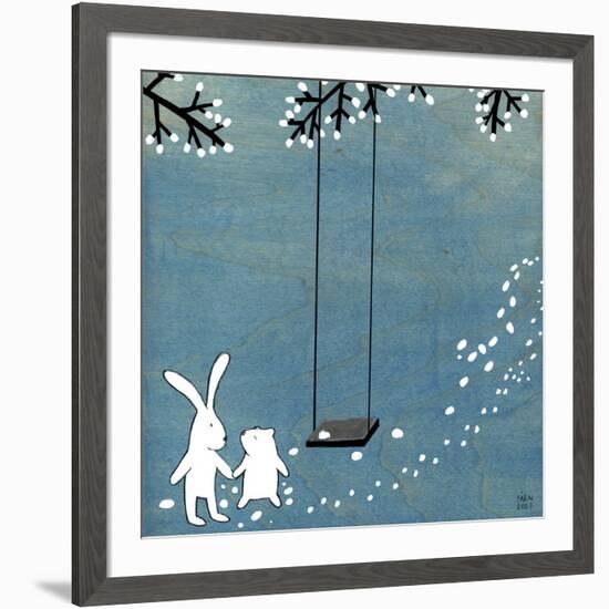 Follow Your Heart - Let's Swing-Kristiana Pärn-Framed Art Print