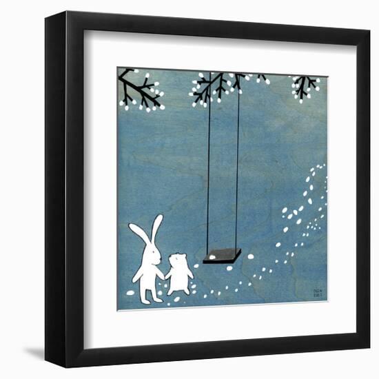 Follow Your Heart - Let's Swing-Kristiana Pärn-Framed Giclee Print