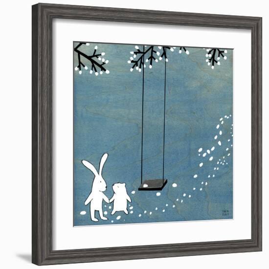 Follow Your Heart - Let's Swing-Kristiana Pärn-Framed Giclee Print