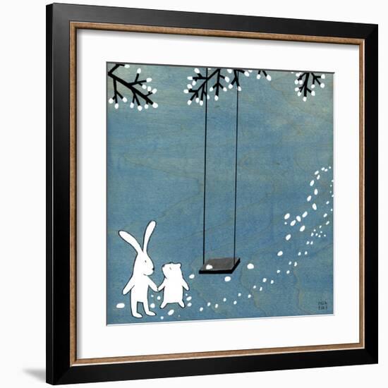 Follow Your Heart - Let's Swing-Kristiana Pärn-Framed Giclee Print